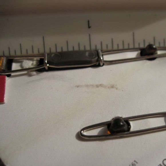 2 Black Plastic Oval Goody Stay Put Slide Proof Hold Hair Barrettes Secure Tight - Picture 11 of 11